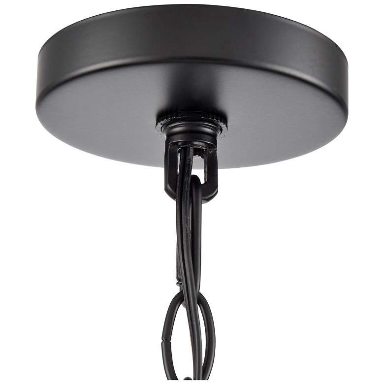 Image 6 Chastine 24" Wide 5-Light Chandelier in Matte Black more views