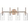 1_Chastine 25 1/2" Wide Modern Gold 4-Light Bath Light