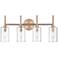 Chastine 25 1/2" Wide Modern Gold 4-Light Bath Light