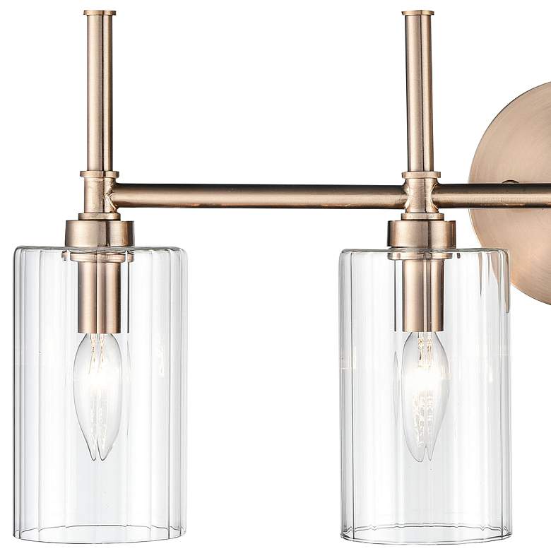 Image 2 Chastine 25 1/2" Wide Modern Gold 4-Light Bath Light more views