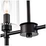 4_Chastine 36" Wide Matte Black 5-Light Linear Chandelier more views