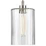 2_Chastine 8" Wide Brushed Nickel Mini Pendant more views
