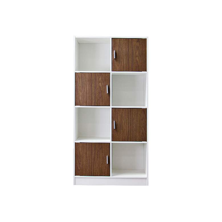 Image 1 Chateau 63 1/4 inch High Cubby Door Modern Bookcase
