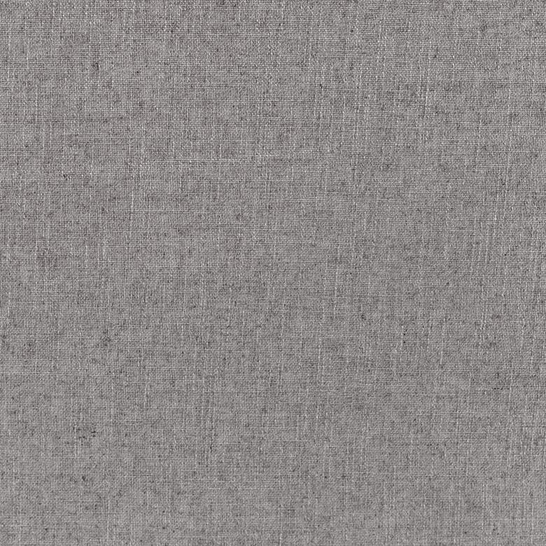 Image 4 Chateau 98 3/4 inch Wide Slate Gray Fabric Slipcover Sofa more views