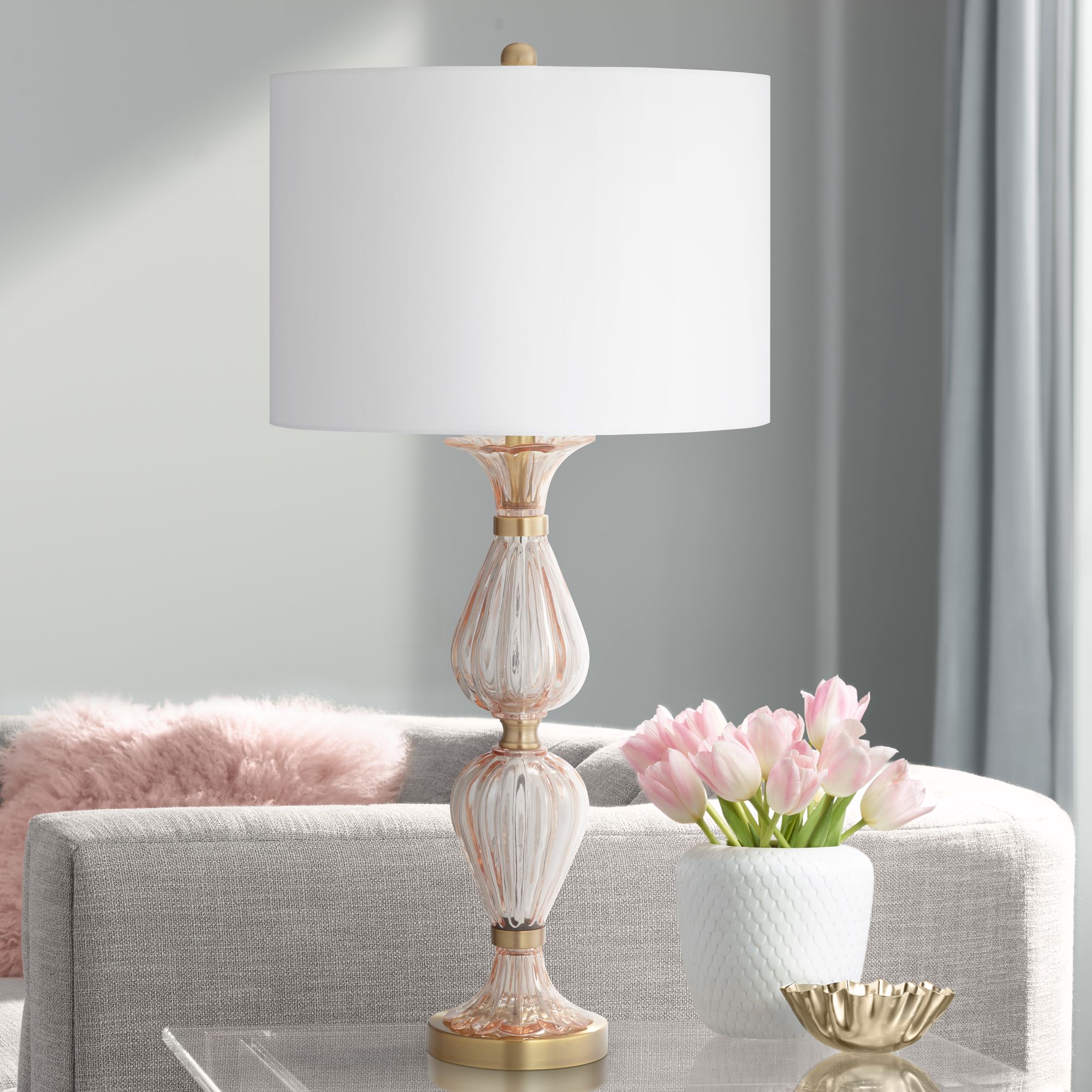 pink coral lamp