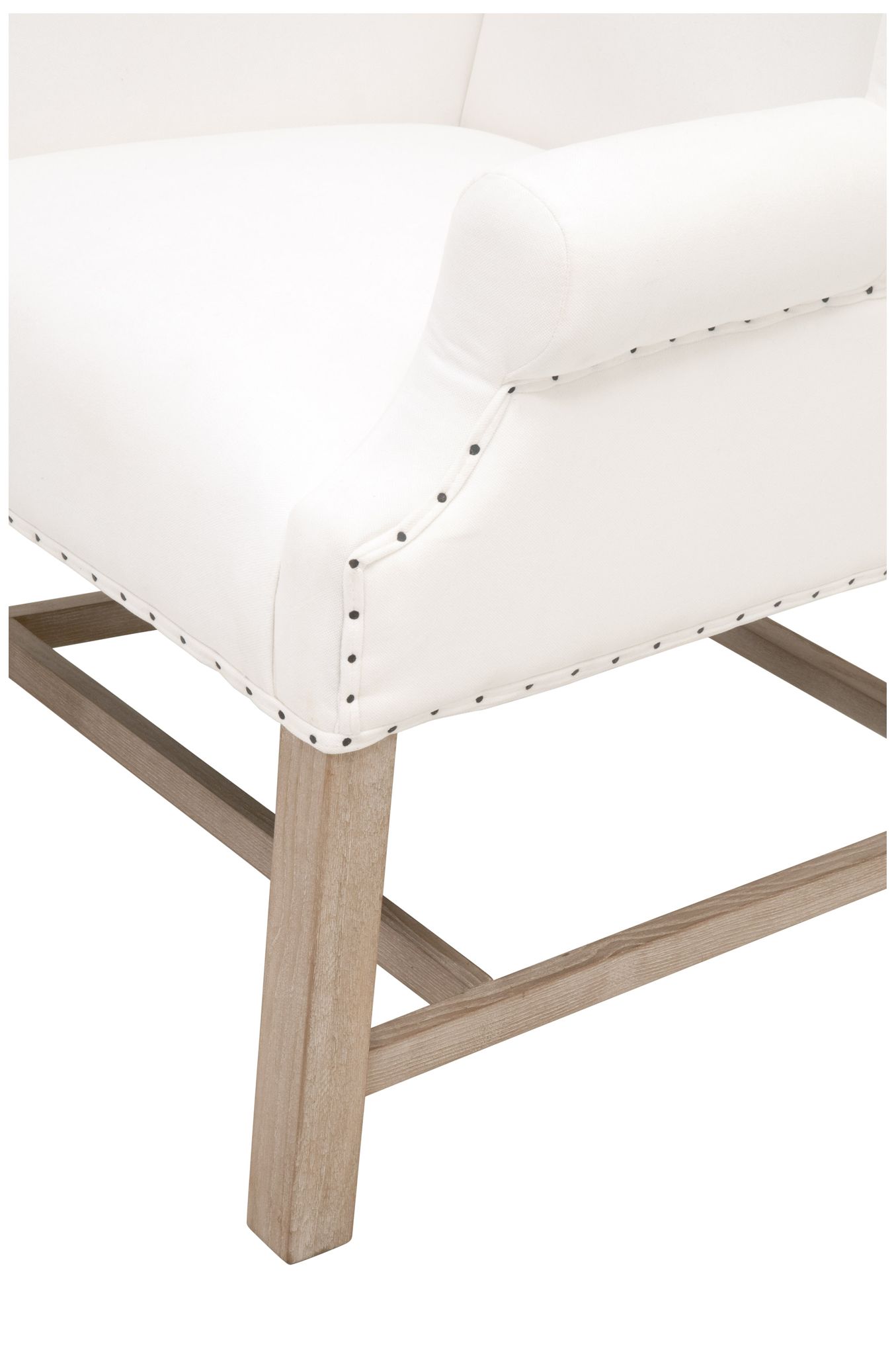 Chateau Arm Chair, LiveSmart Peyton-Pearl, Natural Gray Ash