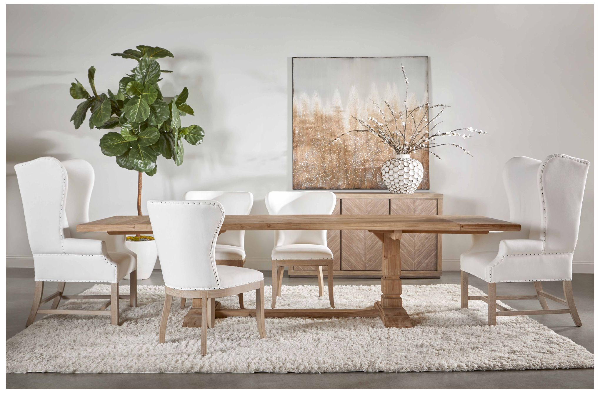 Chateau Arm Chair, LiveSmart Peyton-Pearl, Natural Gray Ash