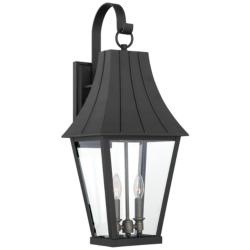 Chateau Grande 24 1/4&quot; High Coal Outdoor Wall Light