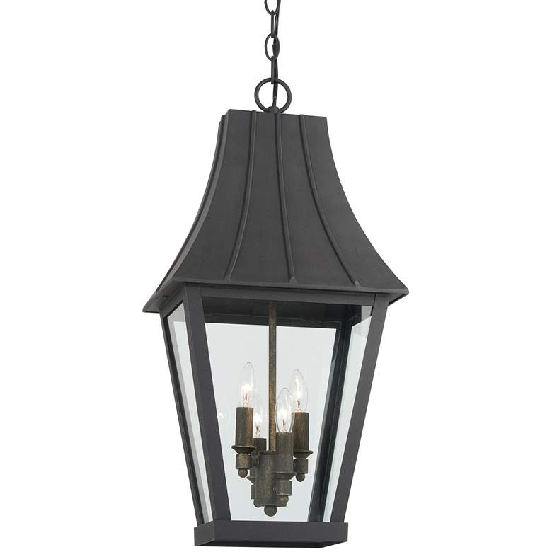 Image 1 Chateau Grande 25 inch High Coal Outdoor Hanging Light