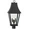 Chateau Grande 27 1/2" High Coal Outdoor Post Light