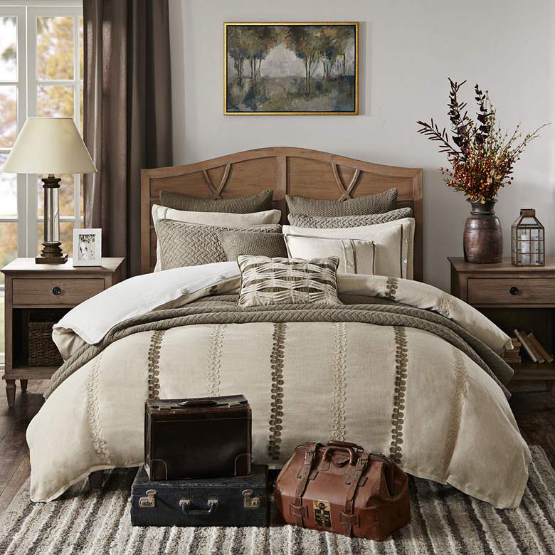 Image 1 Chateau Linen 8-Piece Queen Comforter Set