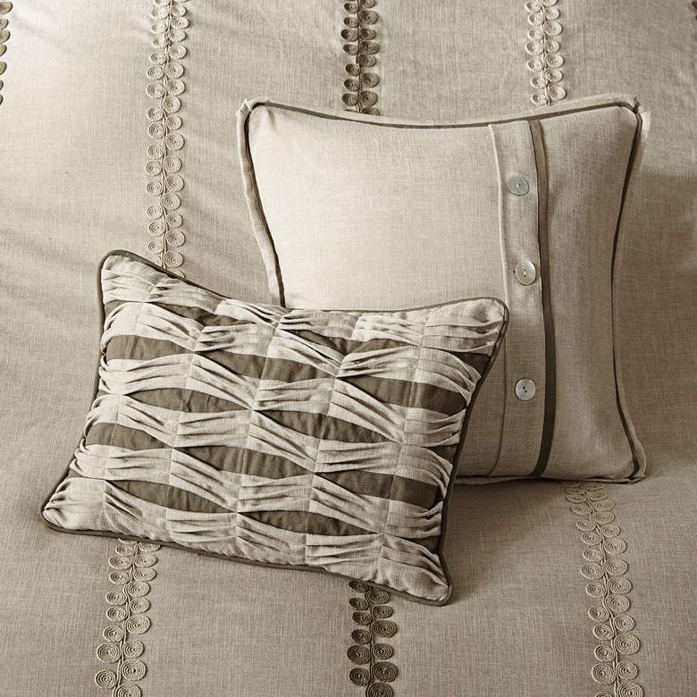 Image 4 Chateau Linen 8-Piece Queen Comforter Set more views