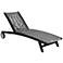Chateau Outdoor Patio Adjustable Chaise Lounge Chair in Eucalyptus Wood