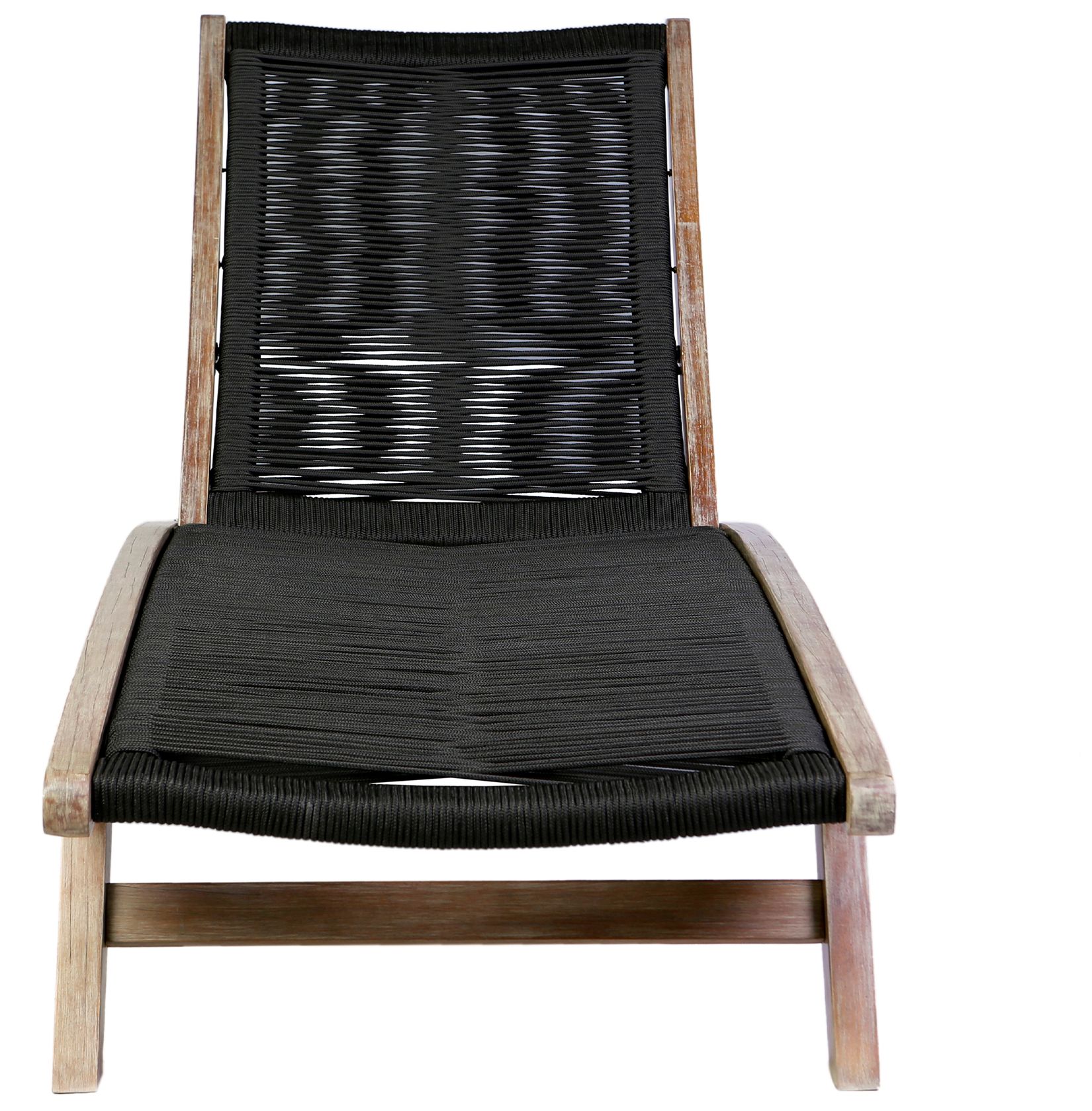 Image 3 Chateau Outdoor Patio Adjustable Chaise Lounge Chair in Eucalyptus Wood more views