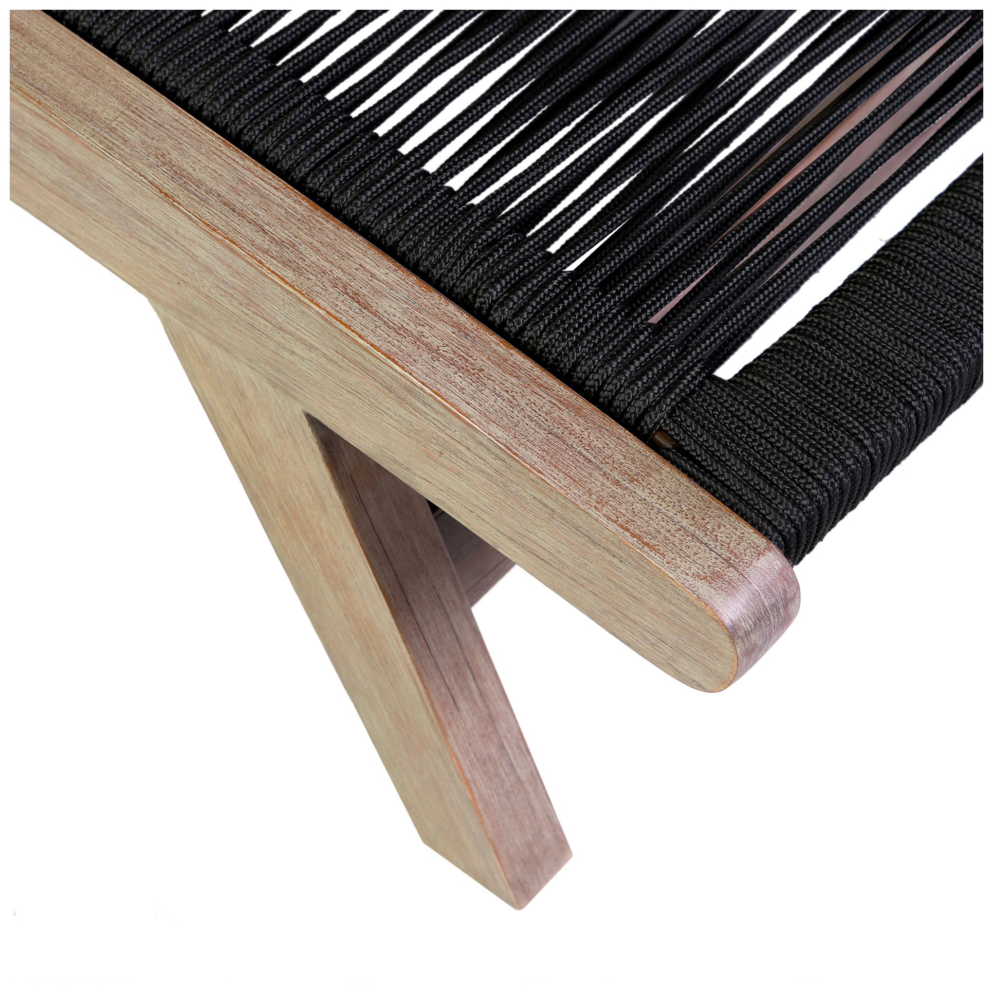 Image 7 Chateau Outdoor Patio Adjustable Chaise Lounge Chair in Eucalyptus Wood more views