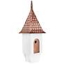 Chateau Pure Copper Diamond Pattern Roof Bird House