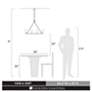 5_Chatham 26 1/2" Wide Bronze 6-Light Wagon Wheel Chandelier more views