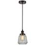 2_Chatham 7" Oil Rubbed Bronze Mini Pendant w/ Clear Shade