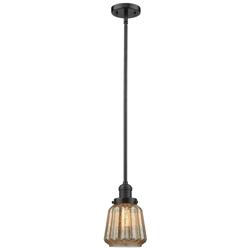 Chatham 7" Wide Oil-Rubbed Bronze Mini Pendant