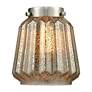 3_Chatham 7"W Oil-Rubbed Bronze and Mercury Glass Mini Pendant more views