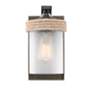Thumbnail3 of Chatham Gunmetal Bronze 1-Light Wall Sconce with Sandblasted Glass more views