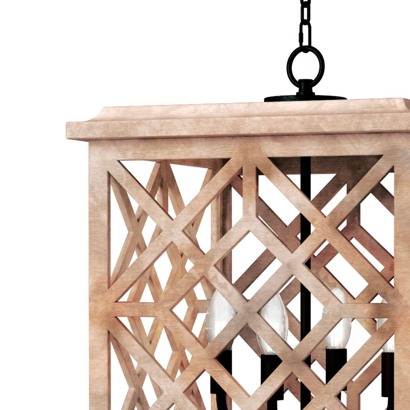 Image 2 Chatham Wood Lantern (Natural) more views