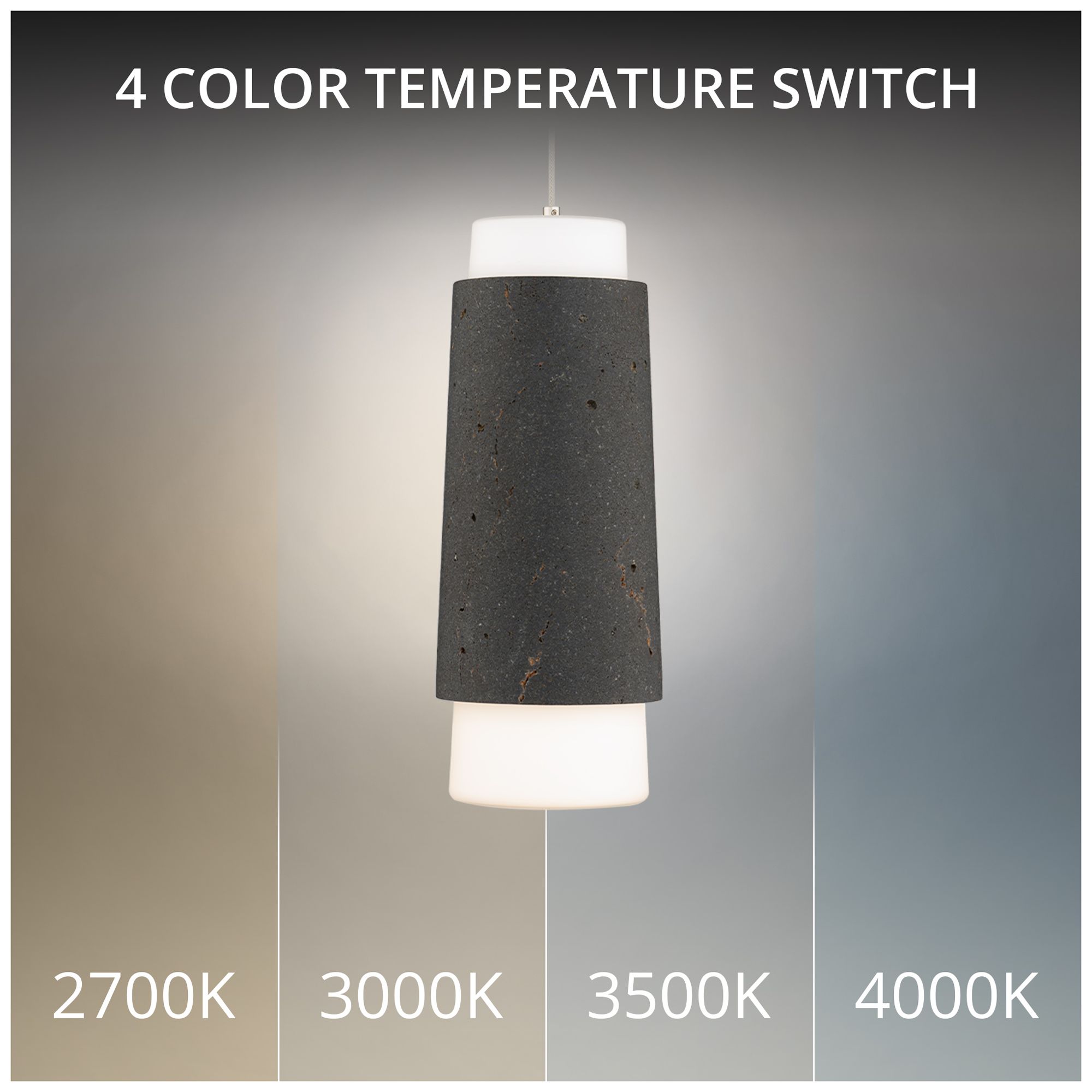 Image 4 Chauncey 13.25"H x 5.13"W 1-Light Mini-Pendant in BV more views