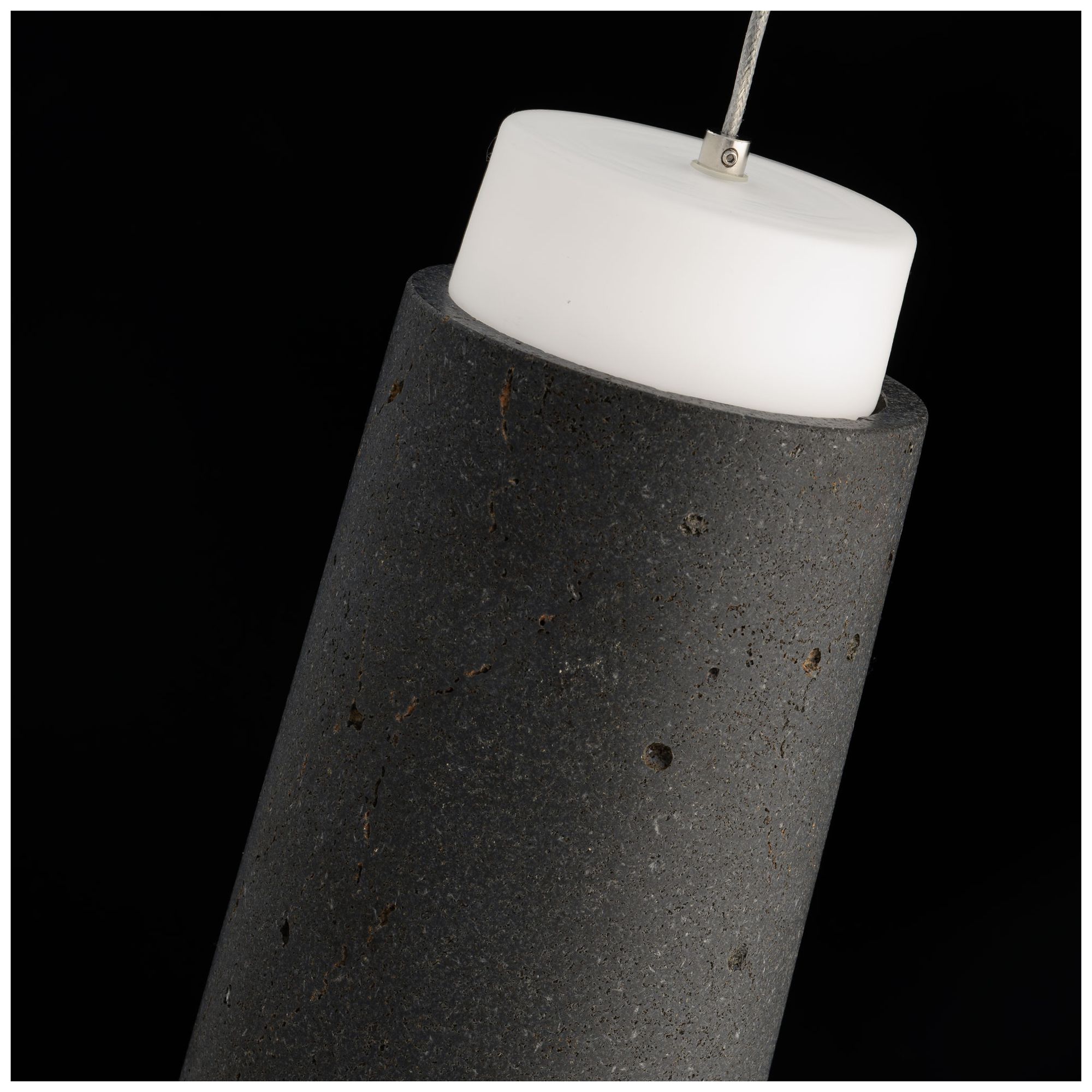 Image 3 Chauncey 13.25"H x 5.13"W 1-Light Mini-Pendant in BV more views