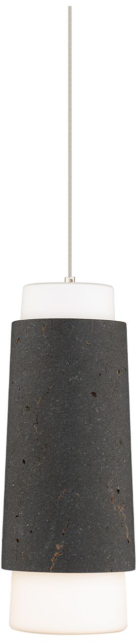 Image 2 Chauncey 13.25"H x 5.13"W 1-Light Mini-Pendant in BV more views