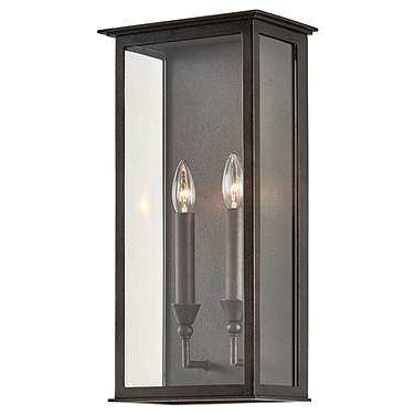 Chauncey 19" High Vintage Bronze 2-Light Outdoor Wall Light