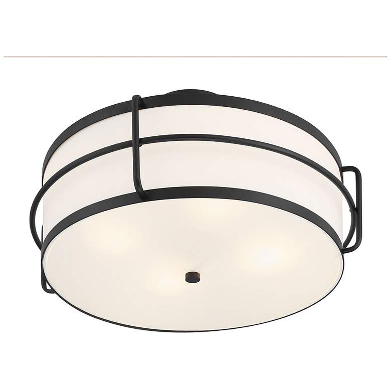 Image 4 Chauncey 4-Light Ceiling Light in Matte Black more views