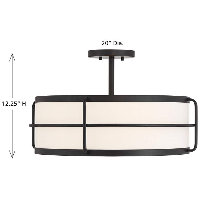 Image 7 Chauncey 4-Light Ceiling Light in Matte Black more views