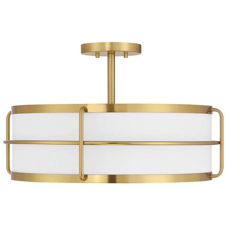 Image 2 Chauncey 4-Light Ceiling Light in Warm Brass more views