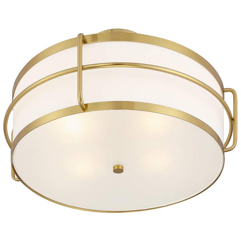 Image 4 Chauncey 4-Light Ceiling Light in Warm Brass more views