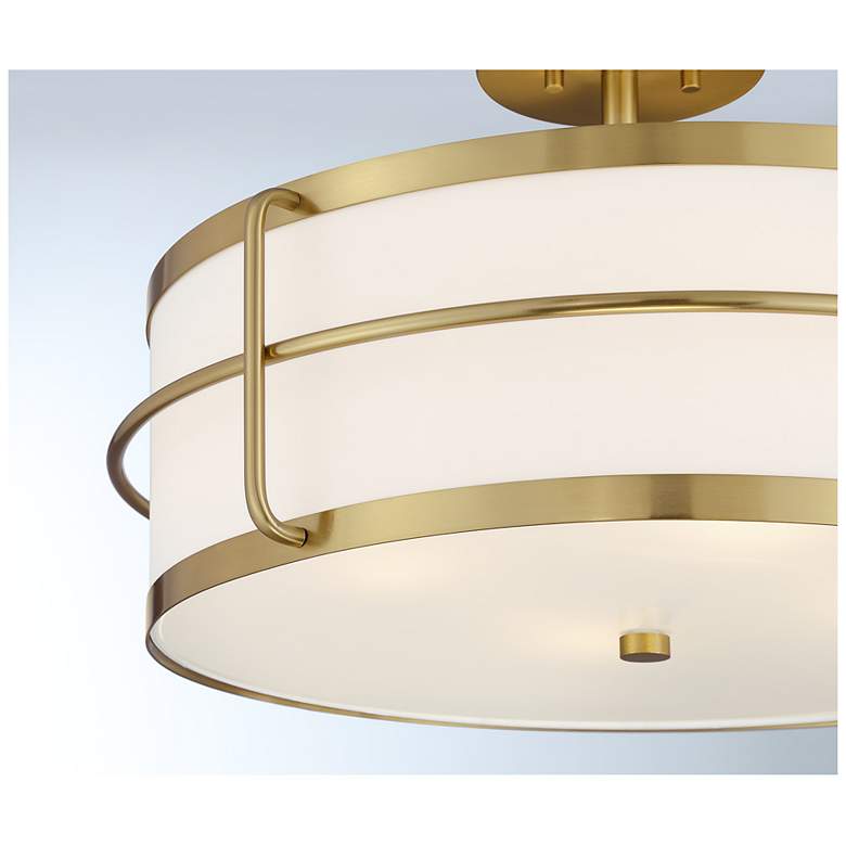 Image 6 Chauncey 4-Light Ceiling Light in Warm Brass more views