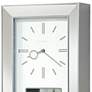 Chaz 23" High Satin Westminster Chime Wall Clock