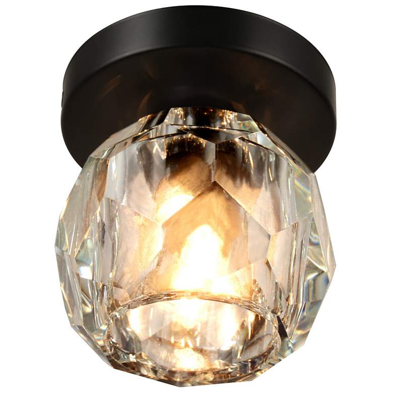 Image 3 Cheateau 4.3" Wide Black Flush Mount more views