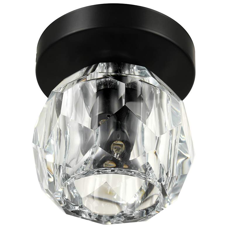 Image 4 Cheateau 4.3" Wide Black Flush Mount more views
