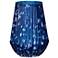 Cheena 12" High Blue Glass Vase