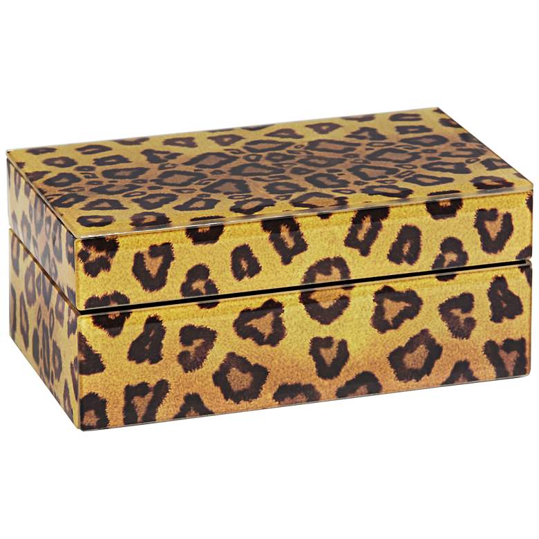 Image 1 Cheetah Pattern Jewelry Box