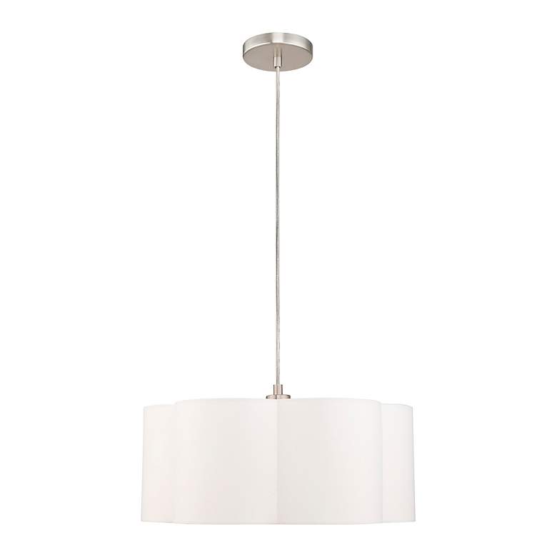 Image 6 Chelsea 1 Light Brushed Nickel Pendant more views