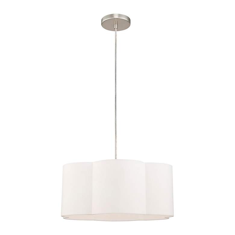 Image 7 Chelsea 1 Light Brushed Nickel Pendant more views