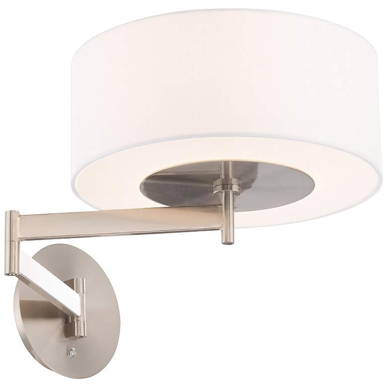 Image 1 Chelsea 10.63 inchH x 23.25 inchW 1-Light Headboard Light in Brushed Nick