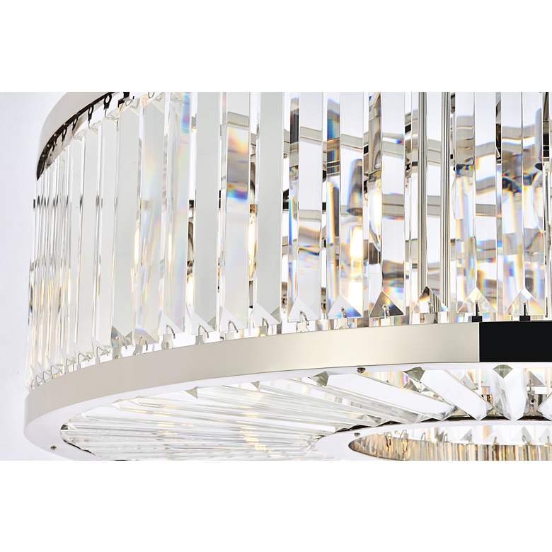 Image 7 Chelsea 10 Light Polished Nickel Chandelier Clear more views