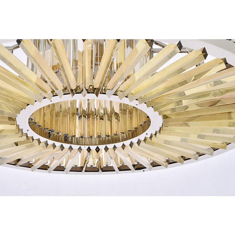 Image 5 Chelsea 10 Light Polished Nickel Chandelier Golden Teak more views