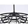 6_Chelsea 10 Lt Matte Black Chandelier Clear more views