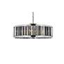 4_Chelsea 10Lt Polished Nickel Chandelier Silver Shade (Grey) more views