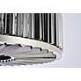 5_Chelsea 10Lt Polished Nickel Chandelier Silver Shade (Grey) more views