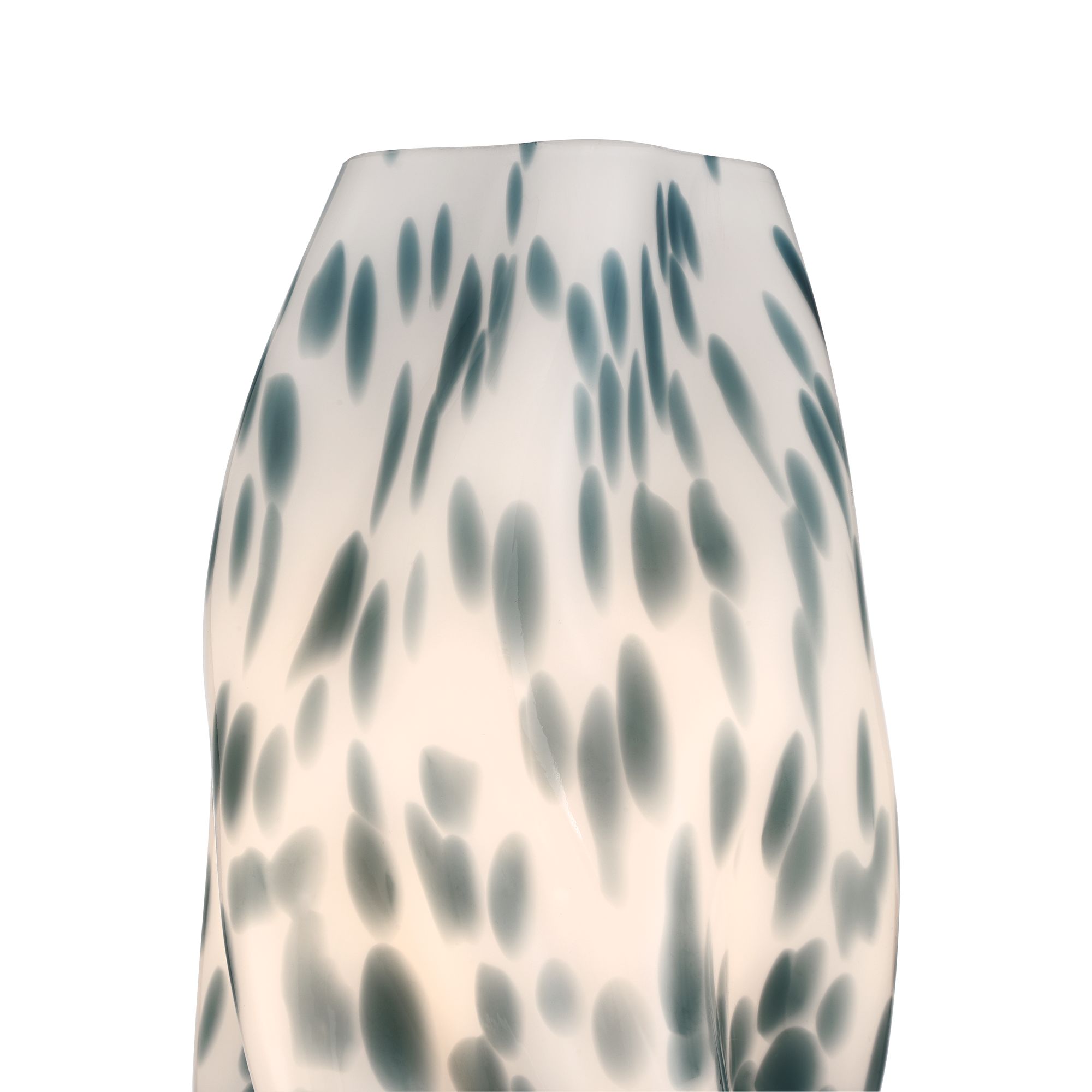 Image 3 Chelsea 13" High Blue and White Spotted Accent Lamp more views