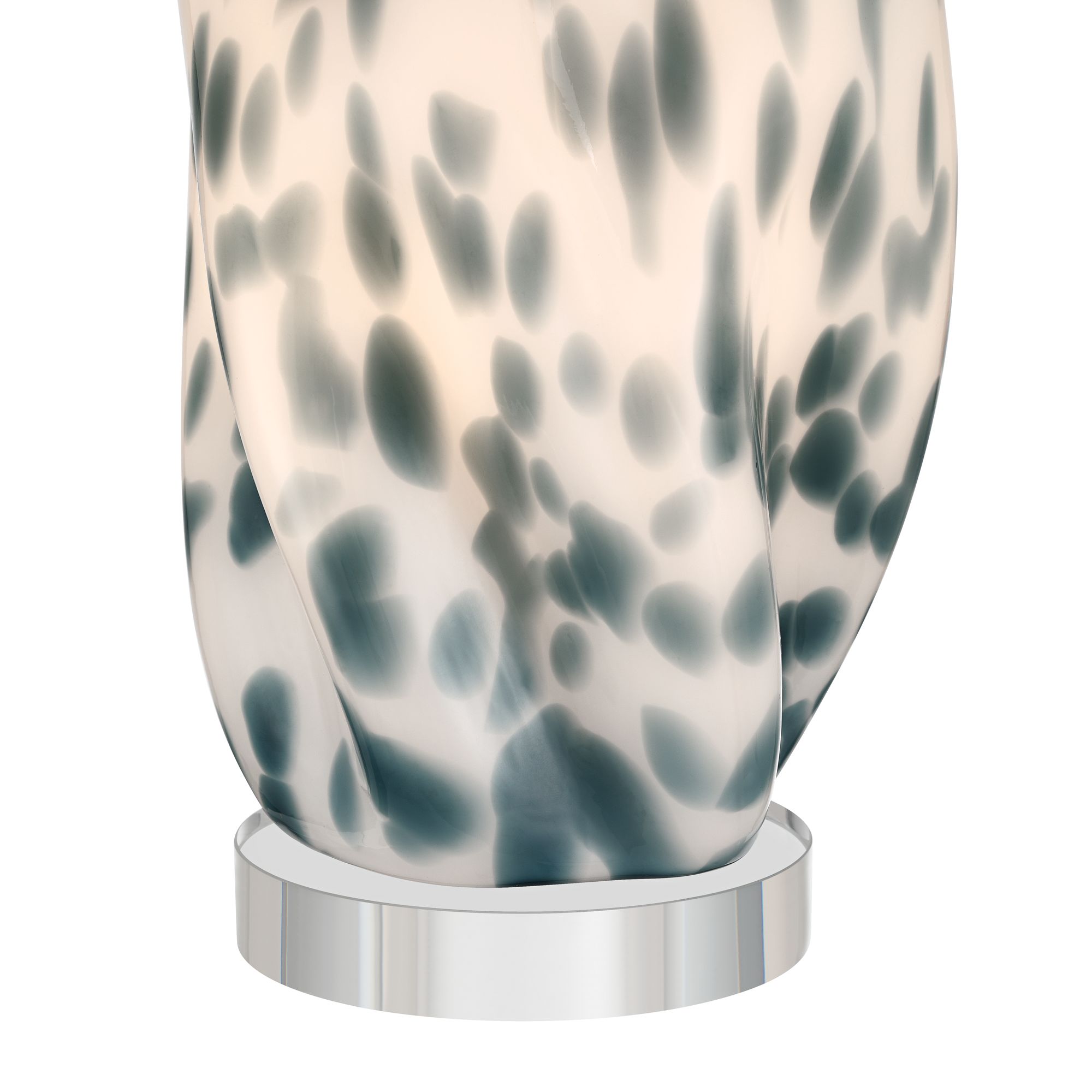 Image 5 Chelsea 13" High Blue and White Spotted Accent Lamp Set of 2 more views